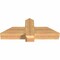 Ekena Millwork Eugene Smooth Timber Gable Bracket, Western Red Cedar, 36"W x 13"H x 5 1/2"D x 5 1/2"F, 9/12 Pitch GBW036X13X0606EUG00SWR - alternate 5